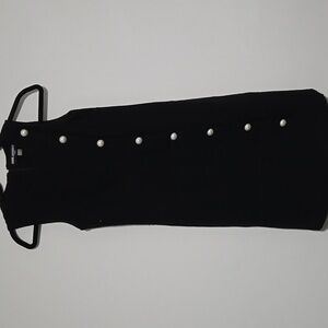 Karl Lagerfeld Paris Black Tweed Mini Dress